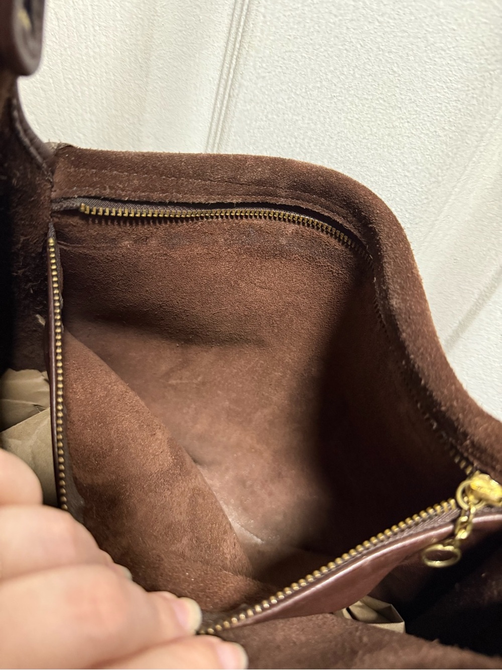 Beautiful vintage leather Coach purse chocolate brown - Picture 7 of 16